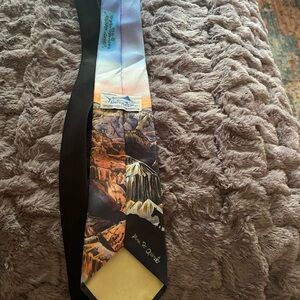 Ralph Marlin Grand Canyon Tie - Black and Multicolor